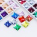 DZ 4068 10mm  crystal sew on rhinestone square shape